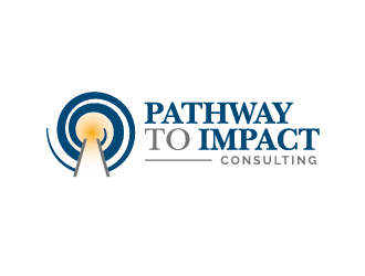 Pathways To Impact Consulting logo design by spiritz