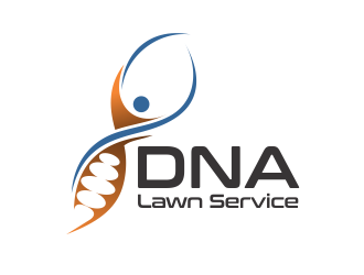 DNA Lawn Service logo design by AisRafa