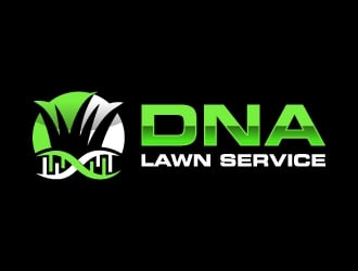 DNA Lawn Service logo design by dchris