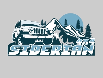 Siberian 4X4 logo design by DanizmaArt