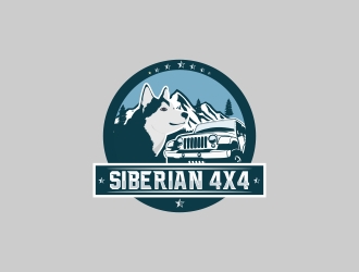 Siberian 4X4 logo design by DanizmaArt