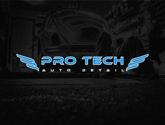 PRO TECH AUTO DETAIL logo design by GrafixDragon