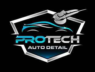 PRO TECH AUTO DETAIL logo design by torresace