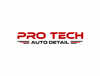 PRO TECH AUTO DETAIL logo design by ammad