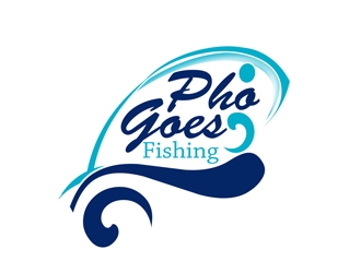 Pho Goes Fishing logo design by bougalla005