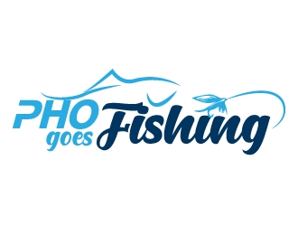 Pho Goes Fishing logo design by jaize