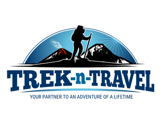 Trek-n-Travel logo design by Coolwanz
