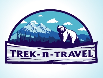 Trek-n-Travel logo design by logoviral