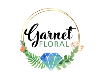 Garnet Floral Design logo design by ingepro