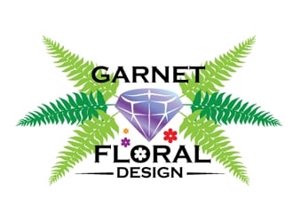 Garnet Floral Design logo design by gogo