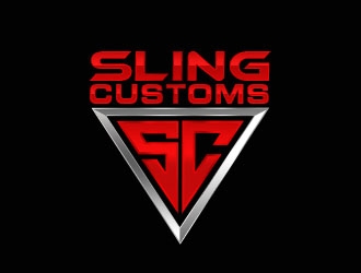 SLING CUSTOMS  logo design by Benok