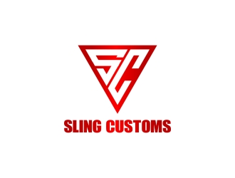 SLING CUSTOMS  logo design by CreativeKiller