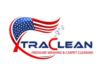 XtraClean Pressure Washing & Carpet Cleaning logo design by frontrunner