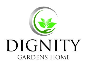 Dignity Gardens Home logo design by jetzu