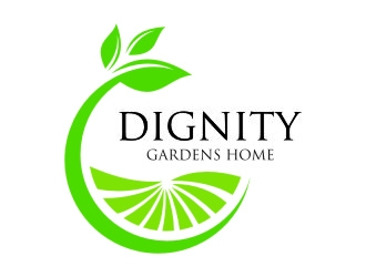 Dignity Gardens Home logo design by jetzu