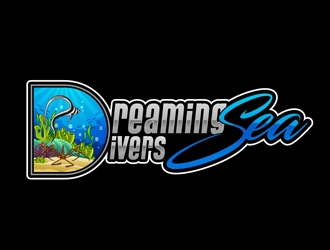 Dreaming Sea Divers logo design by DreamLogoDesign