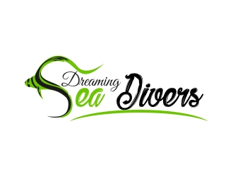 Dreaming Sea Divers logo design by DanizmaArt