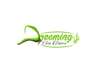 Dreaming Sea Divers logo design by DanizmaArt