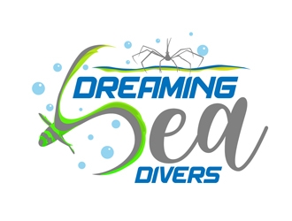 Dreaming Sea Divers logo design by DreamLogoDesign