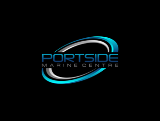 PORTSIDE Marine Centre logo design by alby
