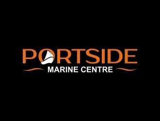 PORTSIDE Marine Centre logo design by naldart