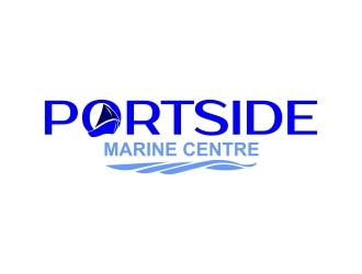 PORTSIDE Marine Centre logo design by naldart