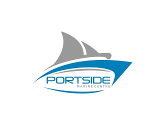 PORTSIDE Marine Centre logo design by CreativeKiller