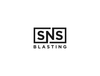 SNS BLASTING  logo design by haidar