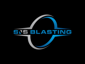 SNS BLASTING  logo design by BlessedArt