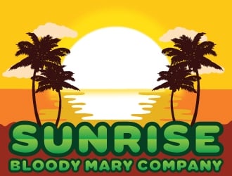 sunrise bloody mary company logo design by dhika