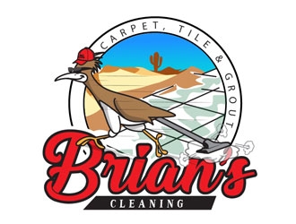 Brians Cleaning - Carpet, Tile & Grout logo design by LogoInvent