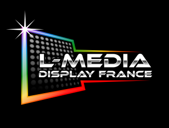 L-MEDIA Display France logo design by serprimero