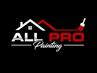All Pro Painting Logo Design - 48hourslogo