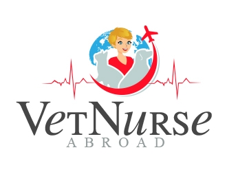 Vet Nurse Abroad logo design by fawadyk