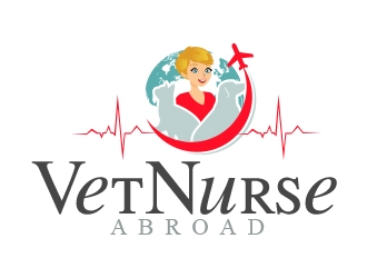 Vet Nurse Abroad logo design by fawadyk