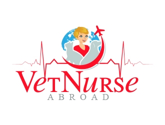 Vet Nurse Abroad logo design by fawadyk