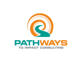 Pathways To Impact Consulting logo design by bluespix