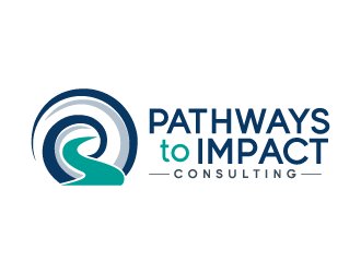Pathways To Impact Consulting logo design by bluespix