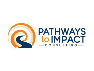 Pathways To Impact Consulting logo design by bluespix