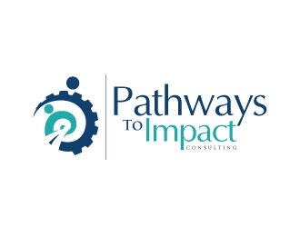 Pathways To Impact Consulting logo design by sanworks