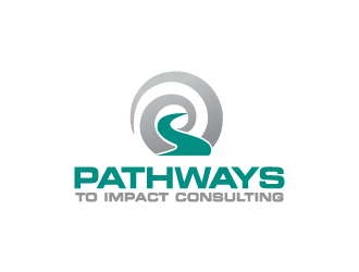 Pathways To Impact Consulting logo design by bluespix