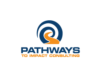 Pathways To Impact Consulting logo design by bluespix