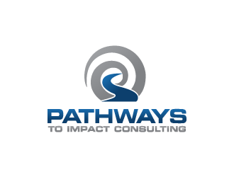 Pathways To Impact Consulting logo design by bluespix