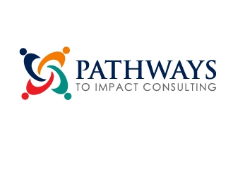 Pathways To Impact Consulting logo design by Marianne