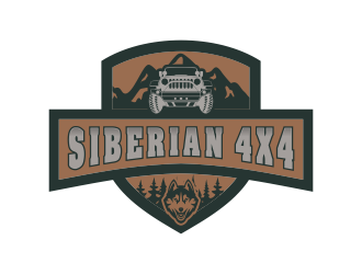 Siberian 4X4 logo design by BlessedArt
