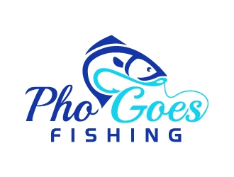 Pho Goes Fishing logo design by dchris