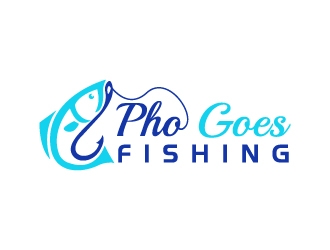Pho Goes Fishing logo design by dchris