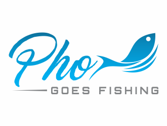 Pho Goes Fishing logo design by up2date