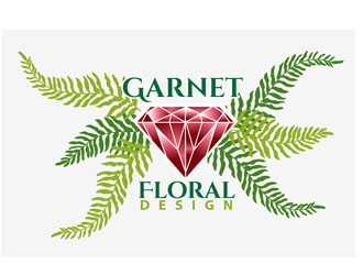 Garnet Floral Design logo design by frontrunner