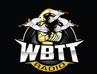 WBTT Radio logo design by sanworks
